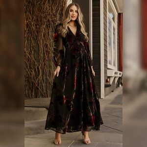 Baltic Born Mikla Maxi Dress in Black